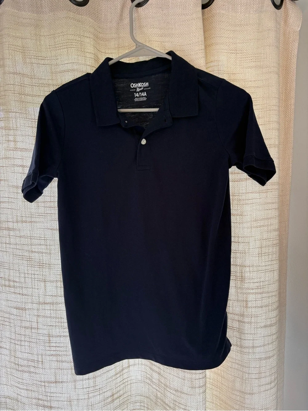 OshKosh B'gosh Navy Blue Polo Shirt - Short Sleeve Boys